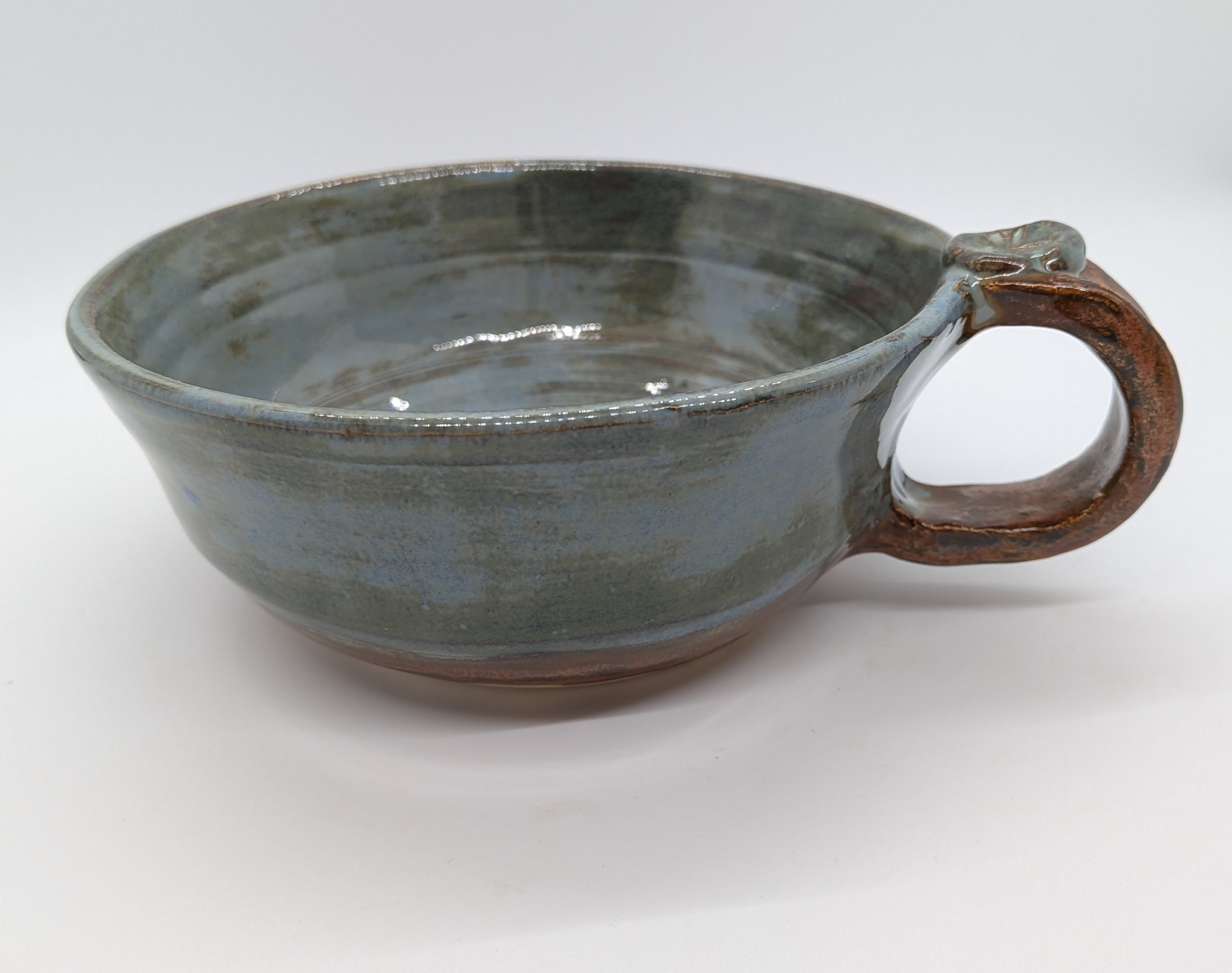 Soup Mug / Teacup - Stoned Denim Blue - Whether you use it for your favorite winter soup, or a hot cappuccino, this gray-blue cup will give you cozy feelings during the colder months. Holds about 10 fluid ounces. - 30
